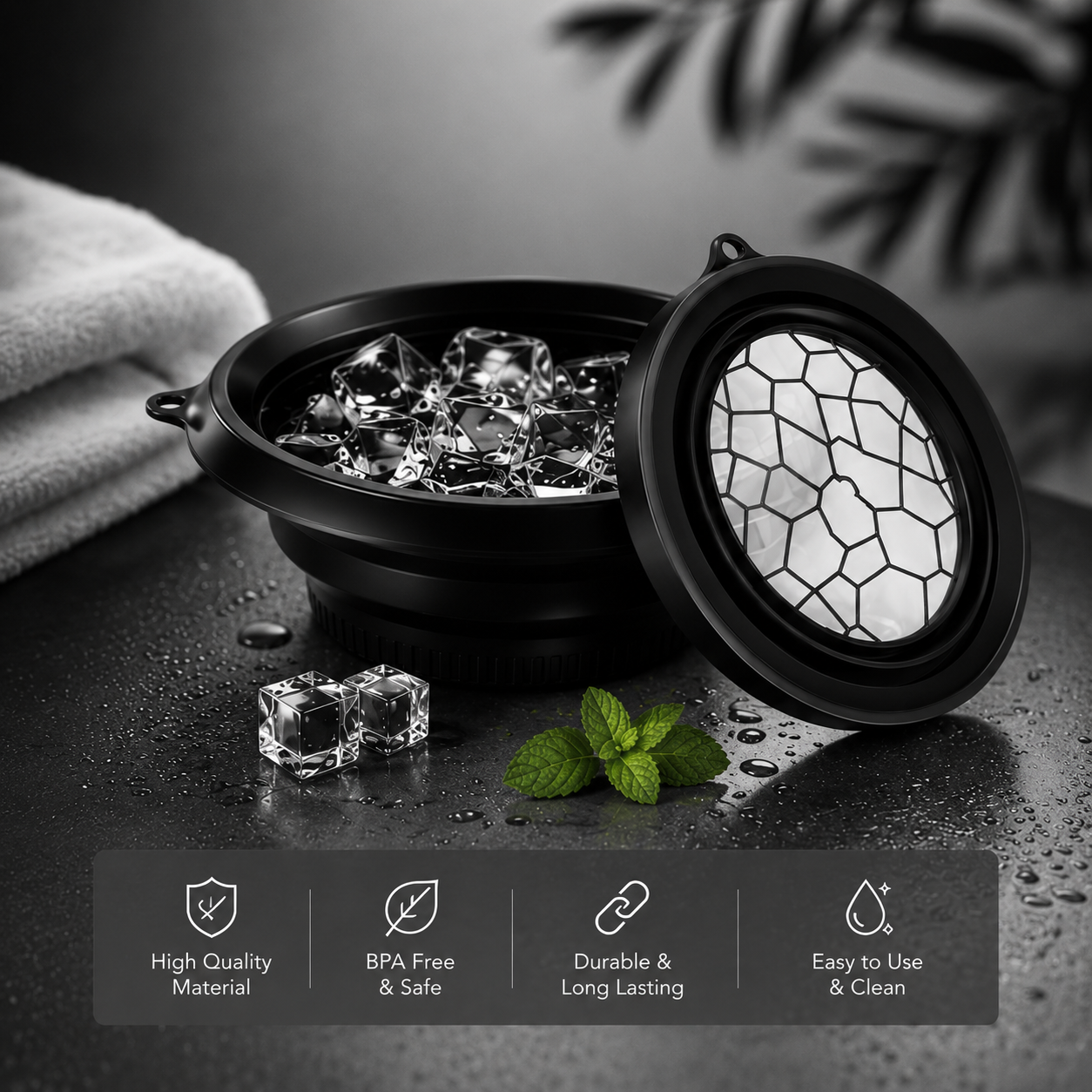 Silicone Ice Face Bowl